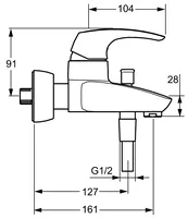 HANSADISC, Bath and shower faucet, 01782174