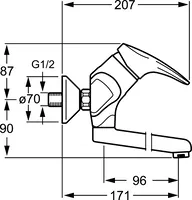 HANSACLINICA, Washbasin faucet, 01969273