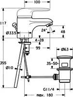 HANSARONDA, Washbasin faucet, 03072100