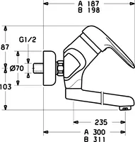 HANSARONDA, Washbasin faucet, 03692100