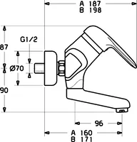 HANSARONDA, Washbasin faucet, 03968100