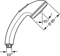 HANSAJET, Hand shower, 04330100