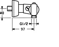 HANSATEMPRA, Shower faucet, 08410102