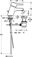 HANSATWIST, Washbasin faucet, 09092173