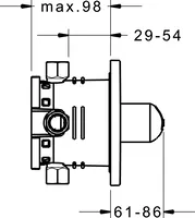 HANSAVAROX, Cover part for shower faucet, 40539073