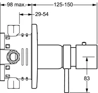 HANSALIVING, Cover part for bath and shower faucet, 41139562