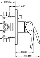 HANSADISC, Fertigmontageset für Wanne/Brause, 41863074