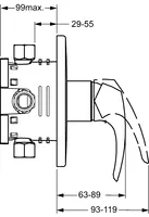 HANSADISC, Piastra per miscelatore doccia, 41879074