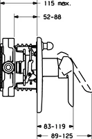 HANSAVANTIS, Cover part for bath and shower faucet, 42609043