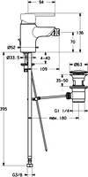 HANSARONDA Style, Robinetterie de bidet , 43063200