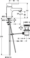 HANSARONDA Style, Robinetterie de lavabo, 43092100