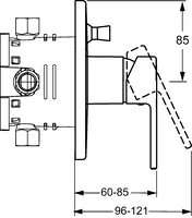 HANSARONDA, Cover part for bath and shower faucet, 43843573