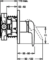 HANSARONDA, Cover part for concealed faucet, 43869540