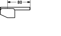 HANSARONDA Style, Ovládacia rukoväť, 43900003