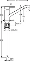 HANSAPINTO, Kitchen faucet, 45082203