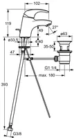 HANSAPICO, Robinetterie de lavabo, 46042203