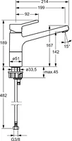 HANSAFORM, Miscelatore cucina, 49142203