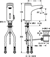 HANSAMIX, Waschtischbatterie, 50792211