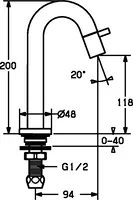 HANSANOVA Style, Washbasin faucet, 50938191