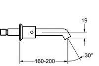 HANSADESIGNO, Piastra per miscelatore lavabo, 51062173