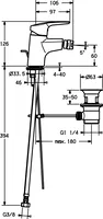 HANSAPOLO, Miscelatore bidet, 51433273