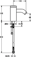 HANSADESIGNO, Miscelatore lavabo, 6 V, 51742210