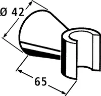 HANSADESIGNO, Hand shower holder, 51810900