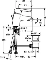 HANSAVANTIS, Bidet faucet, 52433203