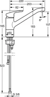 HANSAPOLO, Robinetterie évier plus valve lave-vaisselle, 52662203