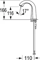 HANSAPRIMA, Wastafelkraan, 6 V, 52742210