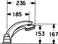 HANSA, Cover part for bath and shower faucet, 53142030