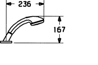 HANSAJET, Fertigmontageset für Wanne/Brause, 5324913090