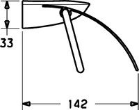 HANSA, WC-Papier Halter, 53760900