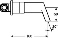 HANSASTELA, Kit de finition pour mitigeur de lavabo, 57212103