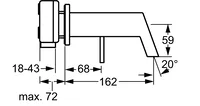 HANSASTELA, Cover part for washbasin faucet, 57832171