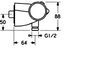 HANSATWISTER, Shower faucet, 5811010190