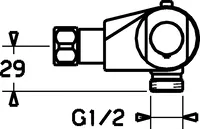 HANSAMICRA, Miscelatore doccia, 58170001