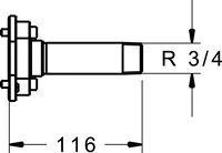 HANSABLUEBOX, Flush connector, 59914185