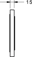 HANSABLUEBOX, Inbouwverlengstuk kompleet, 15 mm, d 170 mm, 59914191