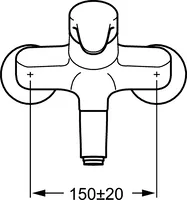 HANSAMIX, Rubinetto per lavabo e cucina, 01948273