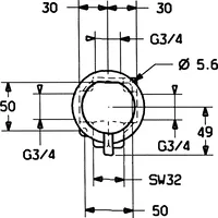 HANSADESIGNO, Cover part for diverter, 02879132