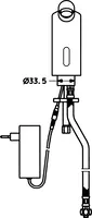 HANSAMEDIPRO, Robinetterie de lavabo, 230 V, 05662200