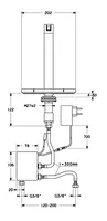 HANSACANYON, Miscelatore lavabo modello alto, 07612201