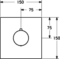 HANSALIVING, Cover part for bath and shower faucet, 41129573