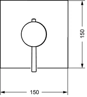 HANSALIVING, Fertigmontageset für Wanne/Brause, 41139562