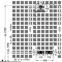 HANSASTELA, Fertigset für Brause-Batterie, 44873040