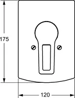 HANSATWIST, Fertigset für Brause-Batterie, 49757005