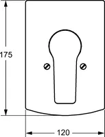 HANSATWIST, Fertigmontageset für Wanne/Brause, 49767003