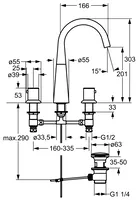 HANSADESIGNO, Wastafelkraan, 51052173