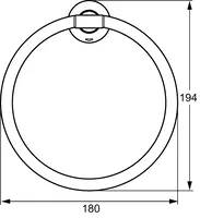 HANSADESIGNO, Gancio portasciugamani, 51310970